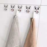 Kuber Industries Hooks For Wall|Durable & Rust-Proof|Self Adhesive Hook|Multipurpose Hooks for Bathroom, Kitchen|Pack of 15|Transparent